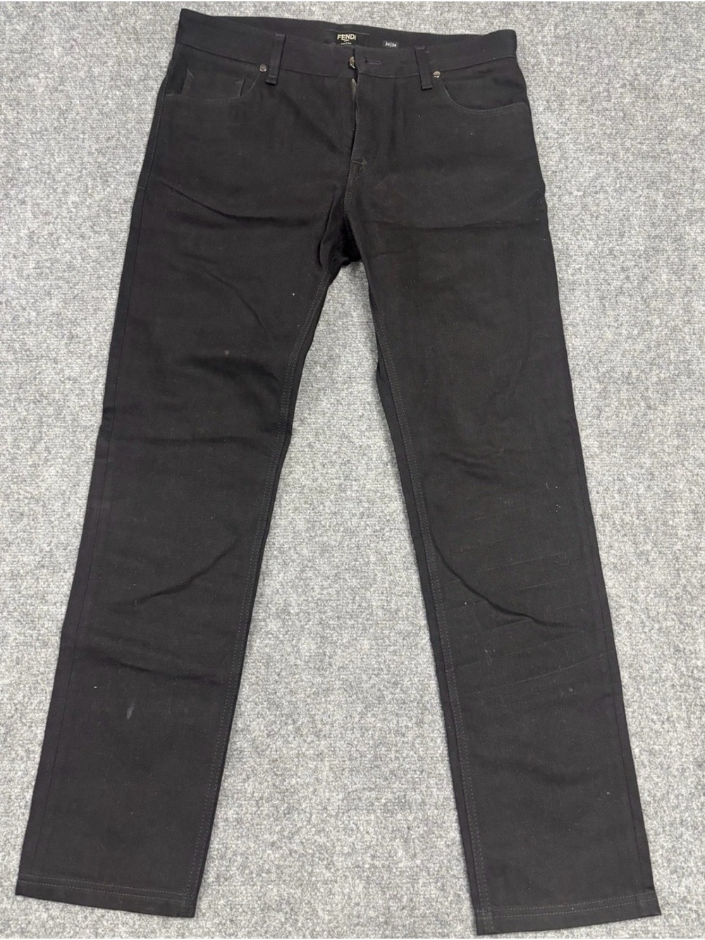 Men’s Fendi Black Denim Jeans 34/34